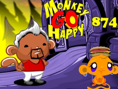 Žaidimas Monkey Go Happy Stage 874