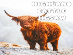 Žaidimas Highland Cattle Jigsaw