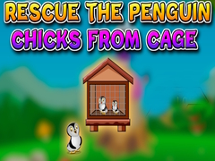 Žaidimas Rescue the Penguin Chicks from Cage