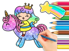 Žaidimas Coloring Book: Unicorn Princess