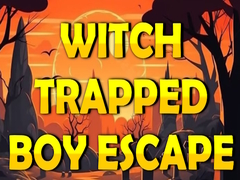 Žaidimas Witch Trapped Boy Escape