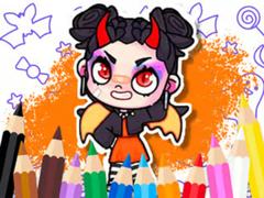 Žaidimas Coloring Book: Avatar World Cute Devil