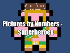 Žaidimas Pictures by Numbers - Superheroes