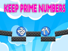 Žaidimas Keep Prime Numbers