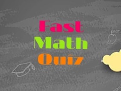 Žaidimas Fast Math Quiz