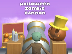 Žaidimas Halloween Zombie Cannon