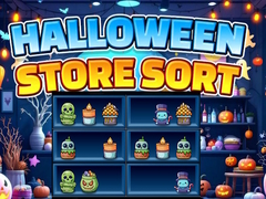 Žaidimas Halloween Store Sort