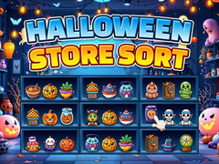 Žaidimas Halloween Store Sort