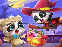 Žaidimas Jigsaw Puzzle: Baby Panda Halloween