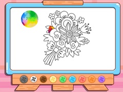 Žaidimas Coloring Book: Flower Bouquet