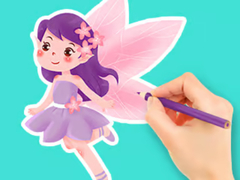 Žaidimas Coloring Book: Flower Fairy