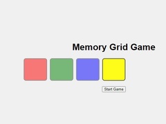 Žaidimas Memory Grid