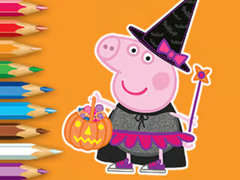 Žaidimas Coloring Book: Peppa Pig Halloween