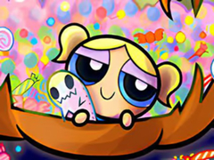 Žaidimas Jigsaw Puzzle: Powerpuff Girl Halloween