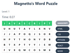 Žaidimas Magnetto's Word Puzzle