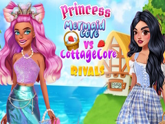 Žaidimas Princess Cottage Core vs Mermaid Core Rivals