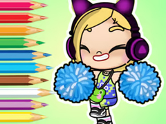 Žaidimas Coloring Book: Avatar World Cheerleader