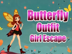 Žaidimas Butterfly Outfit Girl Escape