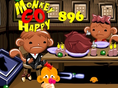 Žaidimas Monkey Go Happy Stage 896