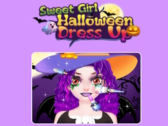 Žaidimas Sweet Girl Halloween Dress Up