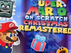 Žaidimas Super Mario on Scratch Christmas Remastered