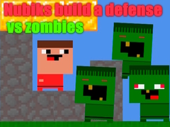 Žaidimas Nubiks build a defense vs zombies