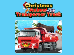 Žaidimas Christmas Animal Transporter Truck