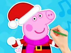 Žaidimas Coloring Book: Peppa Pig Snowman