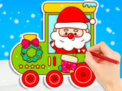 Žaidimas Coloring Book: Christmas Train