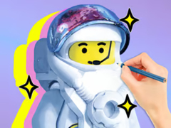 Žaidimas Coloring Book: LEGO Astronaut