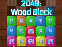 Žaidimas 2048: Wood Block