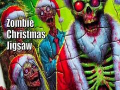 Žaidimas Zombie Christmas Jigsaw