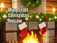 Žaidimas Minecraft Christmas Jigsaw