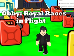 Žaidimas Obby: Royal Races in Flight