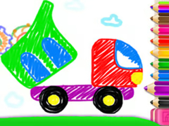 Žaidimas Toddler Drawing: Tanker Truck