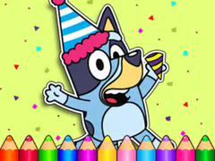 Žaidimas Coloring Book: Bluey's Birthday