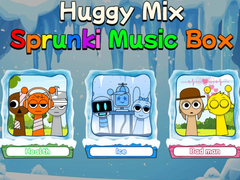 Žaidimas Huggy Mix Sprunki Music Box