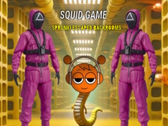 Žaidimas Squid Game Sprunki Escaped Backrooms