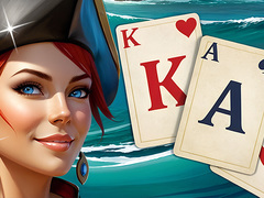 Žaidimas Solitaire Klondike Treasure Island