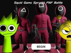 Žaidimas Squid Game Sprunki Fnf Battle