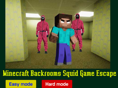 Žaidimas Minecraft Backrooms Squid Game Escape