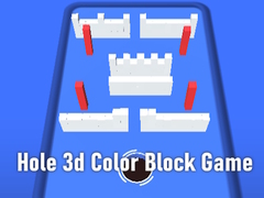 Žaidimas Hole 3d Color Block Game