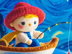 Žaidimas Jigsaw Puzzle: Starry Night Fishing