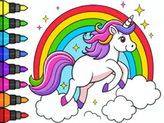 Žaidimas Coloring Book: Magical Unicorn