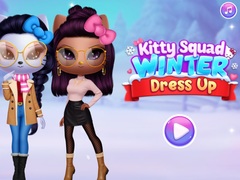 Žaidimas Kitty Squad Winter Dress Up