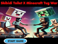 Žaidimas Skibidi Toilet X Minecraft Tug War