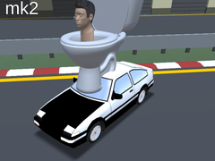 Žaidimas Skibidi Toilet Racing Multiplayer