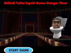 Žaidimas Skibidi Toilet Squid Game Danger Floor