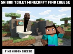 Žaidimas Skibidi Toilet Minecraft Find Cheese