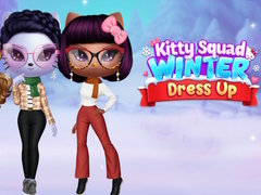 Žaidimas Kitty Squad Winter Dress up